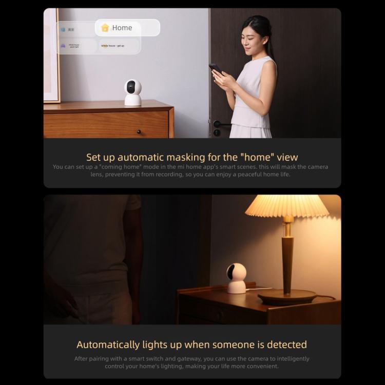 Original Xiaomi Smart Camera 4C 3.5K AI Detection 6MP Full Color Night Vision WiFi 6 Home Security Camera - Trustpick