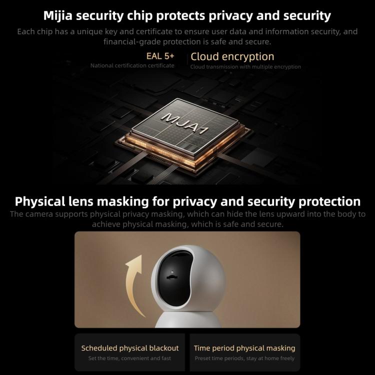 Original Xiaomi Smart Camera 4C 3.5K AI Detection 6MP Full Color Night Vision WiFi 6 Home Security Camera - Trustpick