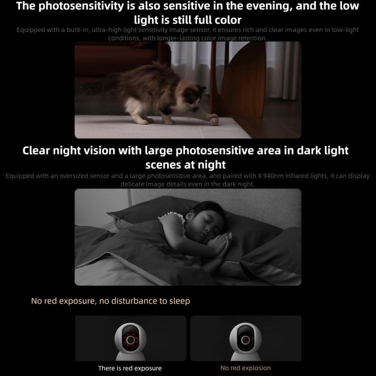 Original Xiaomi Smart Camera 4C 3.5K AI Detection 6MP Full Color Night Vision WiFi 6 Home Security Camera - Trustpick