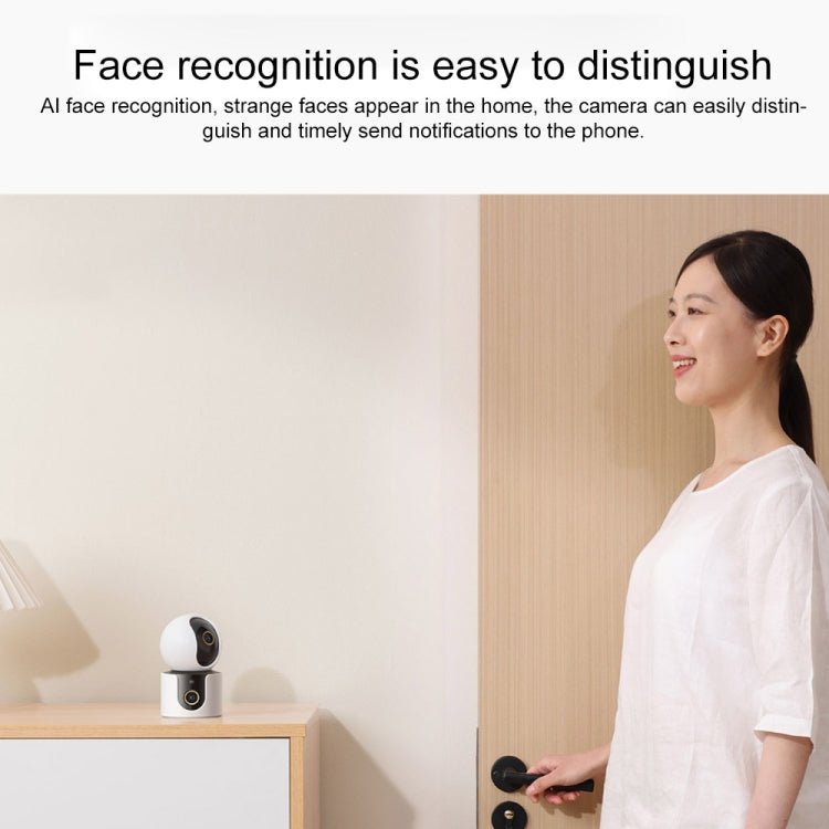 Original Xiaomi Smart Camera C500 Dual Lens Edition 4MP Support AI Detection, US Plug - Trustpick