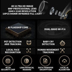 Original Xiaomi Smart Camera C700 4K 360 Viewing Angle Full - Color Night Vision AI Camera - Trustpick