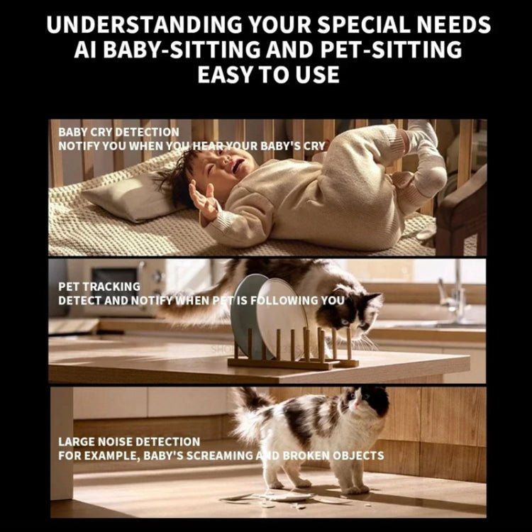 Original Xiaomi Smart Camera C700 4K 360 Viewing Angle Full - Color Night Vision AI Camera - Trustpick