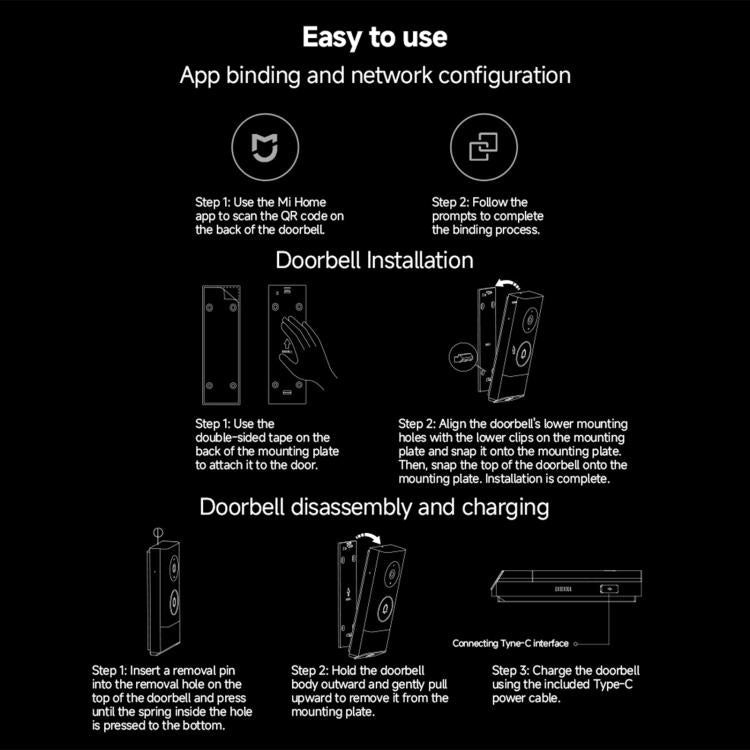 Original Xiaomi Smart Doorbell 4 - Trustpick