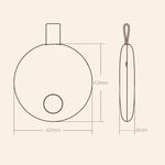 Original Xiaomi Youpin Ranres Intelligent Anti - lost Device Two - way Search Bluetooth Alarm Smart Positioning Finder, Distance: 15m - Trustpick