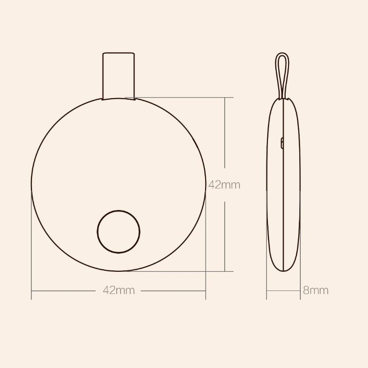 Original Xiaomi Youpin Ranres Intelligent Anti - lost Device Two - way Search Bluetooth Alarm Smart Positioning Finder, Distance: 15m - Trustpick