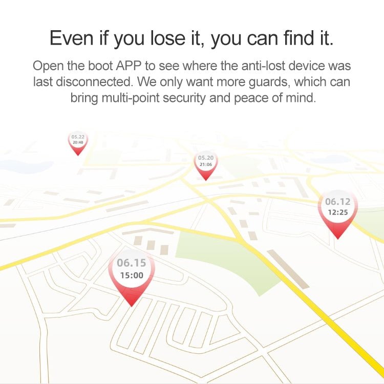Original Xiaomi Youpin Ranres Intelligent Anti - lost Device Two - way Search Bluetooth Alarm Smart Positioning Finder, Distance: 15m - Trustpick
