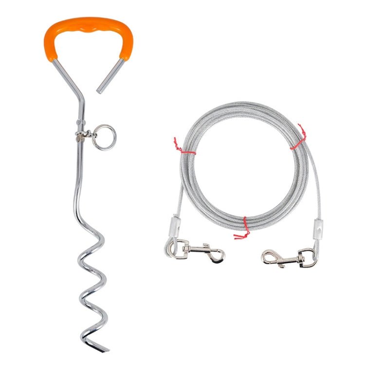 Outdoor Pet Leash Stainless Steel Ground Nail Fixing Bolt, Specification： - Trustpick