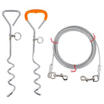 Outdoor Pet Leash Stainless Steel Ground Nail Fixing Bolt, Specification： - Trustpick