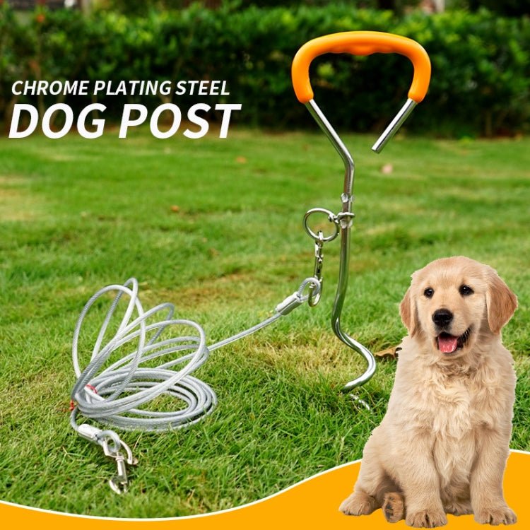Outdoor Pet Leash Stainless Steel Ground Nail Fixing Bolt, Specification： - Trustpick