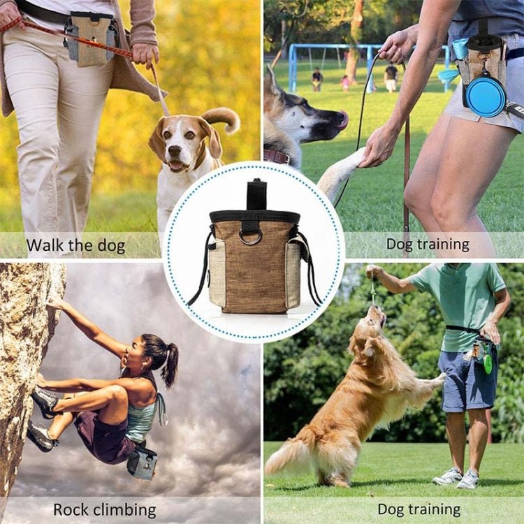 Outdoor Pet Training Bag Dog Training Pockets Pet Snack Storage Bag Pockets - Trustpick