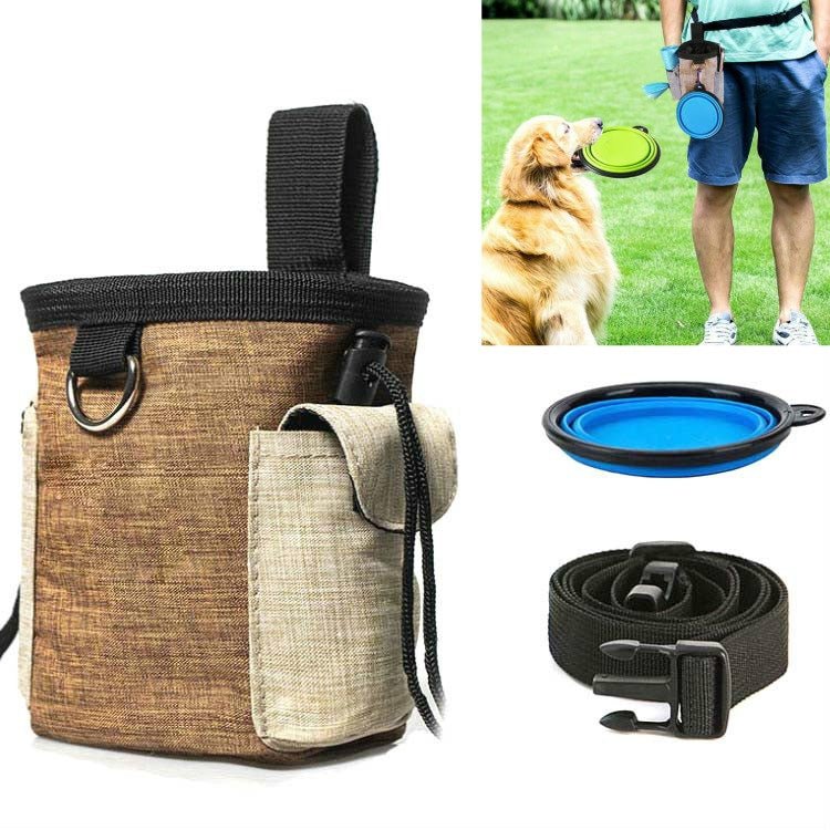 Outdoor Pet Training Bag Dog Training Pockets Pet Snack Storage Bag Pockets - Trustpick