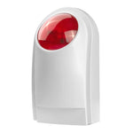Outdoor Siren with Red Flashlight , Can be used 1.2A 12V as a Backup Battery - Trustpick