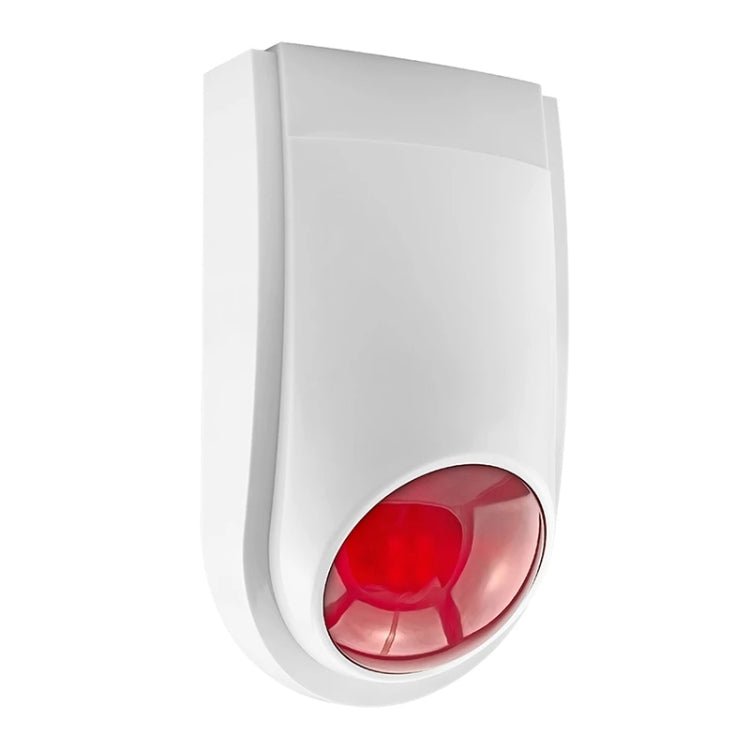 Outdoor Siren with Red Flashlight , Can be used 1.2A 12V as a Backup Battery - Trustpick