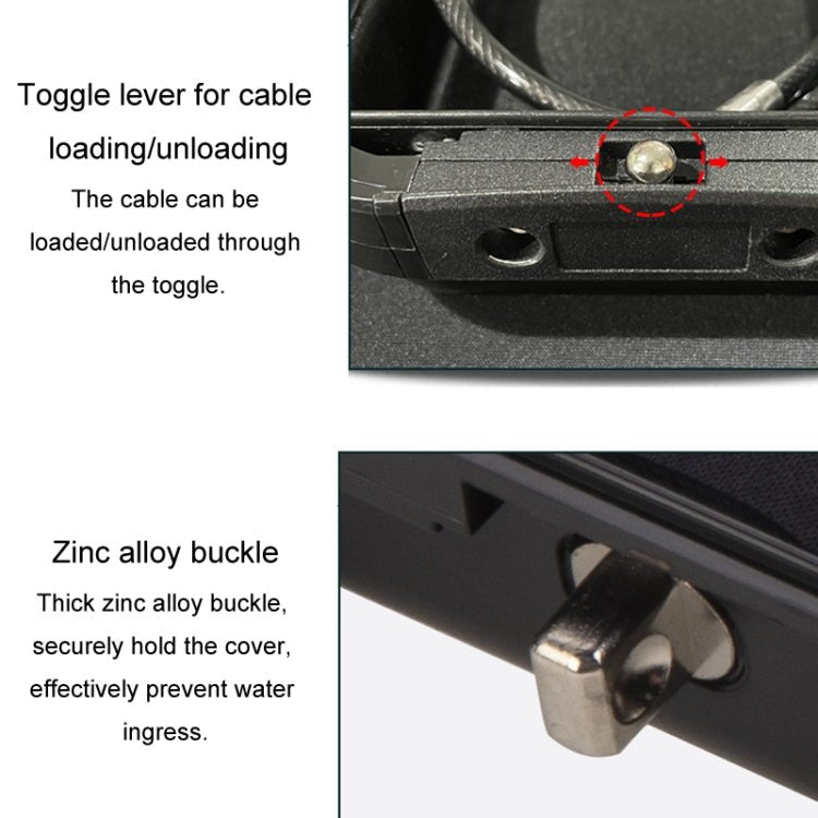 Outdoor Waterproof Beach Password Box Swimming Pool Cell Phone Keys Safe Deposit Box - Trustpick