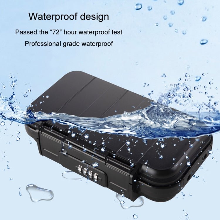 Outdoor Waterproof Beach Password Box Swimming Pool Cell Phone Keys Safe Deposit Box - Trustpick
