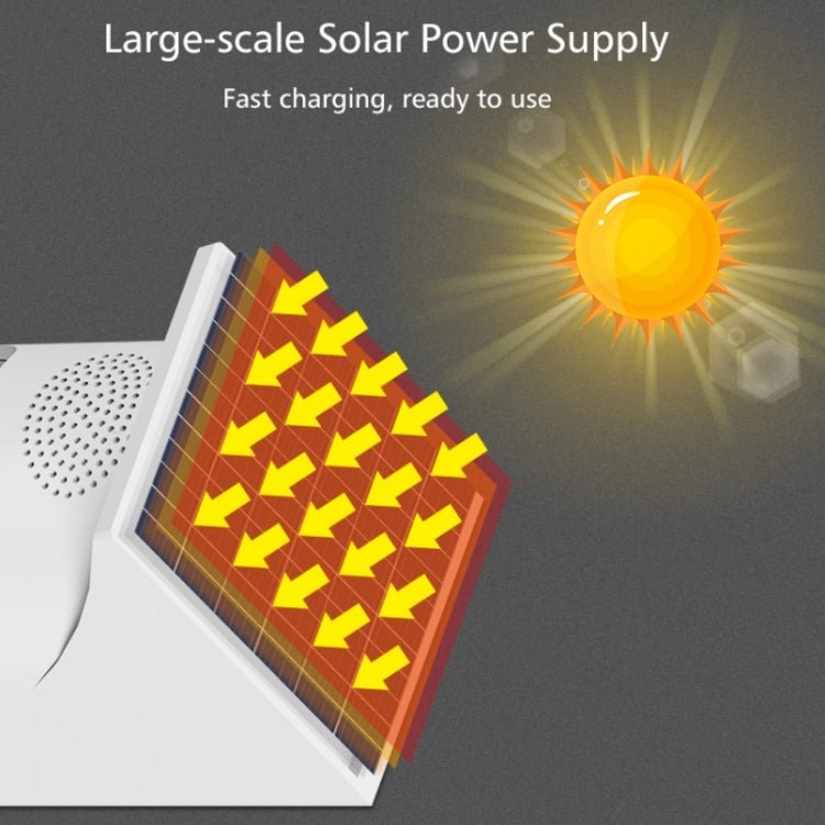 Outdoor Waterproof Solar Infrared Alarm, Spec: - Trustpick