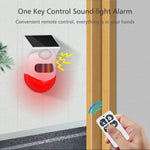 Outdoor Waterproof Solar Infrared Alarm, Spec: - Trustpick