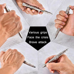 P08 Outdoor LED With Flashing Tungsten Steel Window Breaking Self - Defense Pen - Trustpick