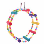 Parrot Bird Arch Climbing Swing Wheel Ring Toy - Trustpick