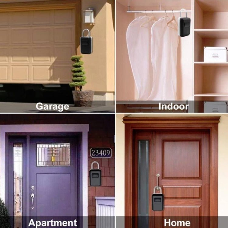 Password Key Box Wall - Mounted Metal Box Password Box Outdoor Key Anti - Theft Storage Box - Trustpick