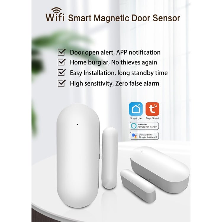 PB - 69W WIFI Smart Wireless Magnetic Door and Window Sensor - Trustpick