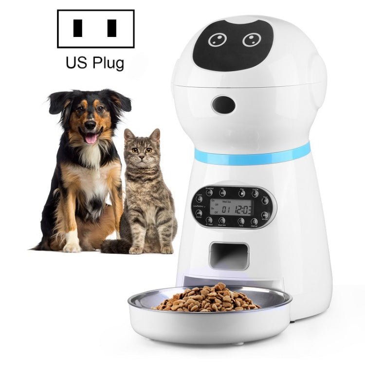 Pet Auto Feeding Intelligent Feed Stainless Steel Food Dish - Trustpick