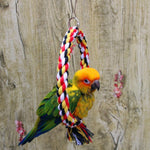 Pet Bird Bite - resistant Cotton Rope Swing Ring Toy Climbing Ring - Trustpick