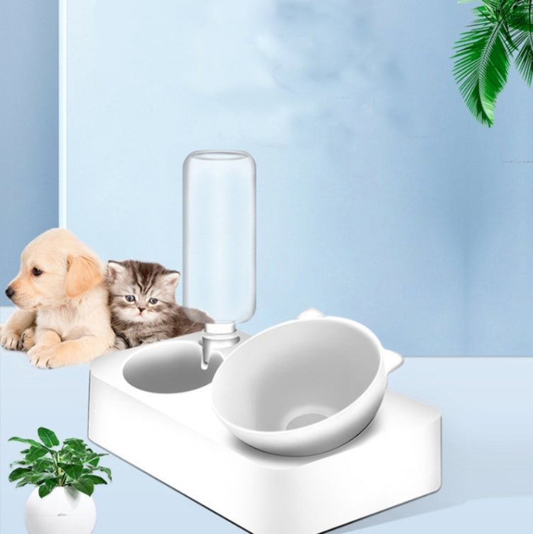 Pet Bowl Anti - tipping Automatic Drinking Water Feeding Bowl - Trustpick