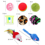 Pet Cat Toy Feather Mouse Funny Cat Channel Sisal Ball Molar Toys - Trustpick