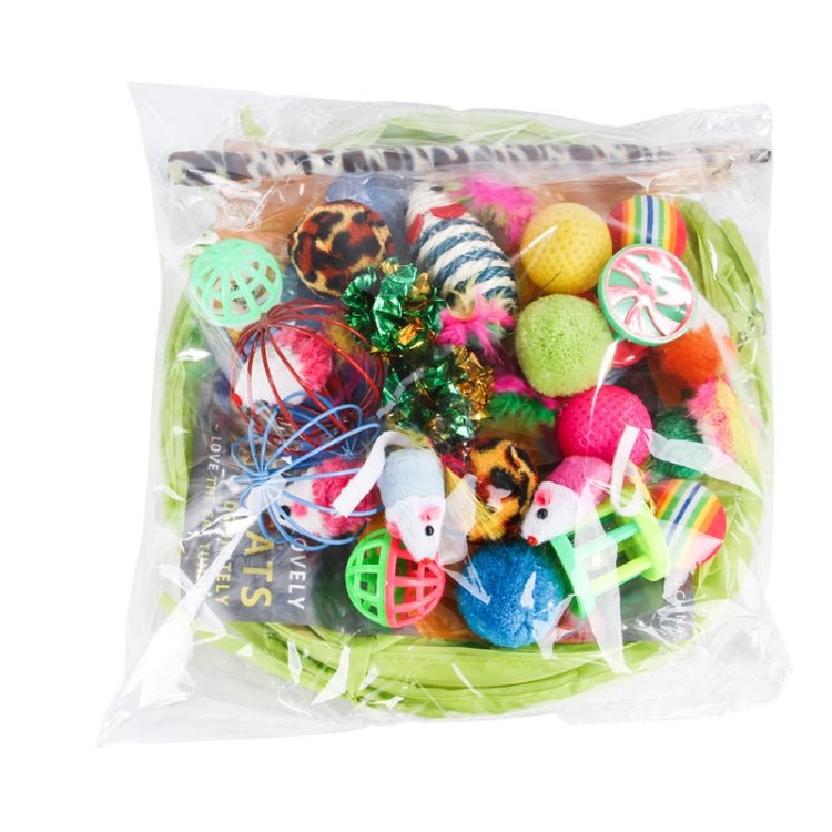 Pet Cat Toy Set Funny Cat Stick Plush Mouse Combo Toy,Specification: - Trustpick