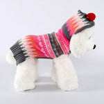 Pet Christmas Costume Sweater Hooded Ball Snowflake Costume - Trustpick