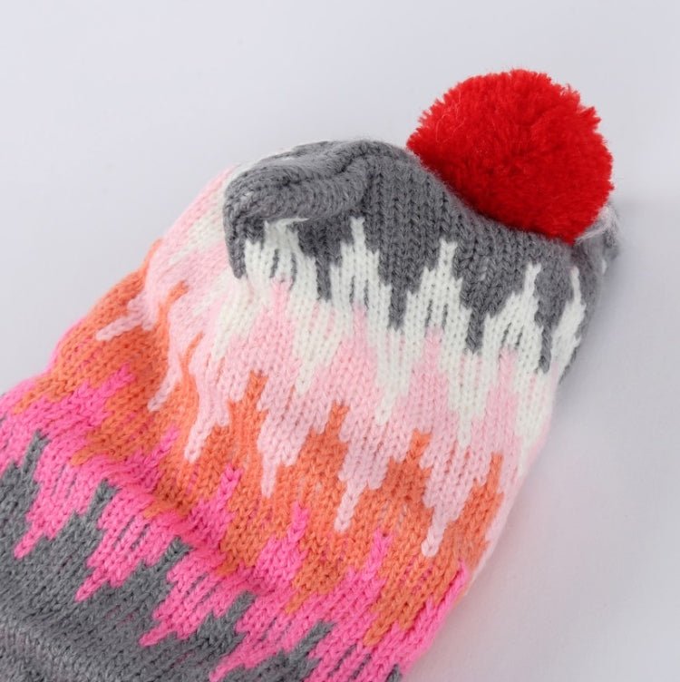 Pet Christmas Costume Sweater Hooded Ball Snowflake Costume - Trustpick