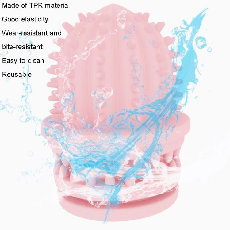 Pet Cleaning Teeth TPR Cactus Lightweight Bite - resistant Educational Toys - Trustpick