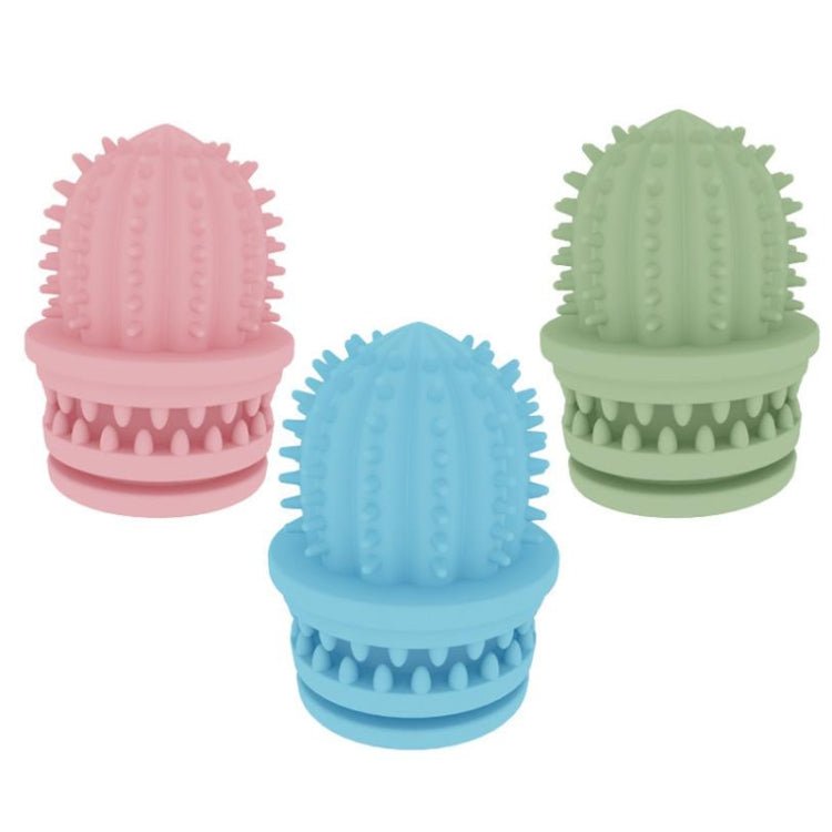Pet Cleaning Teeth TPR Cactus Lightweight Bite - resistant Educational Toys - Trustpick