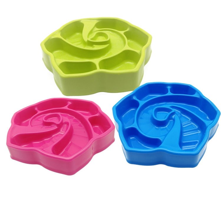 Pet Conch - Shaped Slow Food Bowl Choking - Proof Food Box For Dogs & Cats Random Colour Delivery - Trustpick