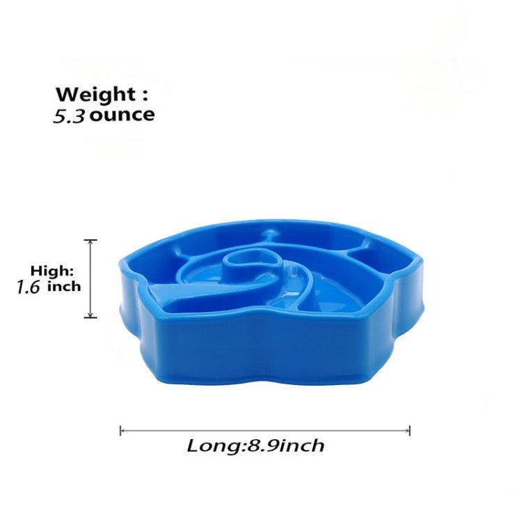 Pet Conch - Shaped Slow Food Bowl Choking - Proof Food Box For Dogs & Cats Random Colour Delivery - Trustpick