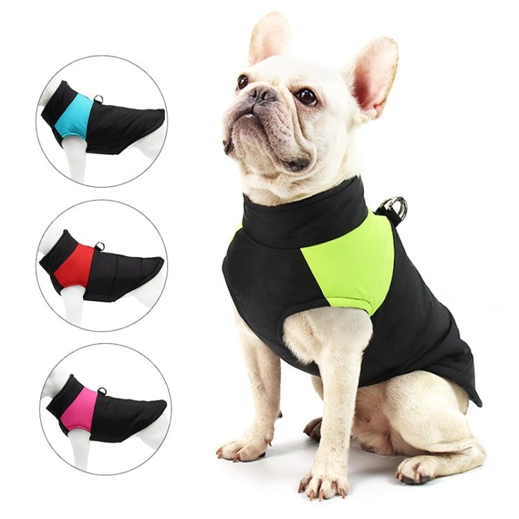 Pet Dog Cotton Vest Ski Suit, Size: XL, Chest: 50cm, Back Length: 40cm - Trustpick