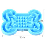 Pet Dog Supplies Bone Puzzle Silicone Slow Food Anti - choke Bowl Tableware - Trustpick