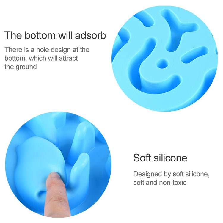 Pet Dog Supplies Bone Puzzle Silicone Slow Food Anti - choke Bowl Tableware - Trustpick