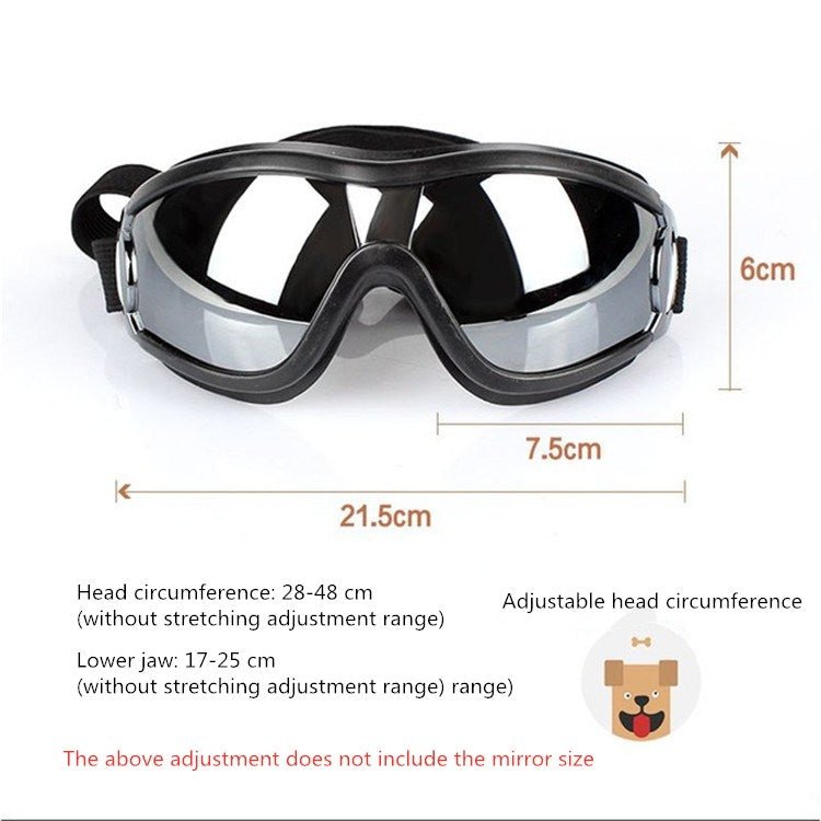 Pet Glasses Big Dog Goggles Waterproof Windproof Sunscreen UV Protection - Trustpick