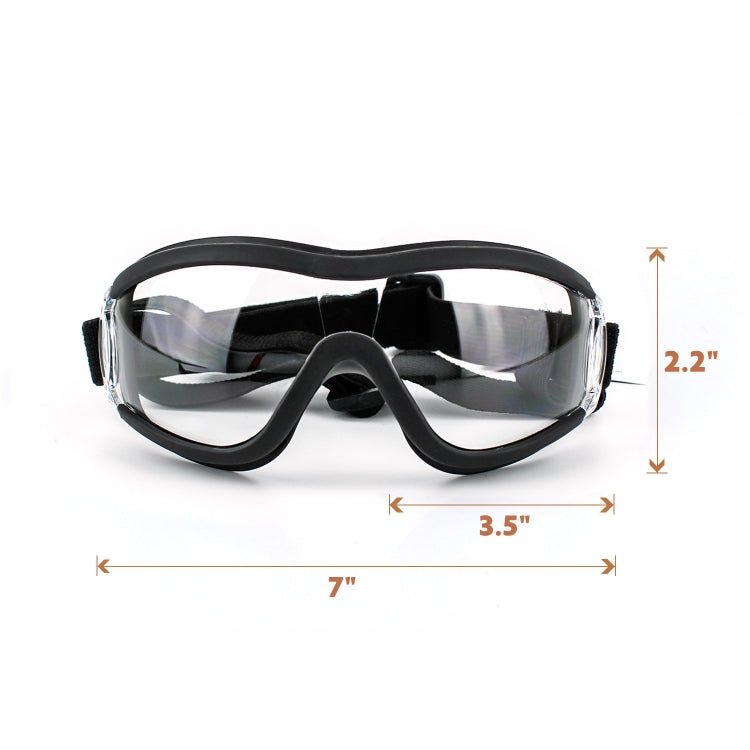 Pet Goggles Dog Transparent Glasses Waterproof Windproof Snowproof Dog Glasses - Trustpick