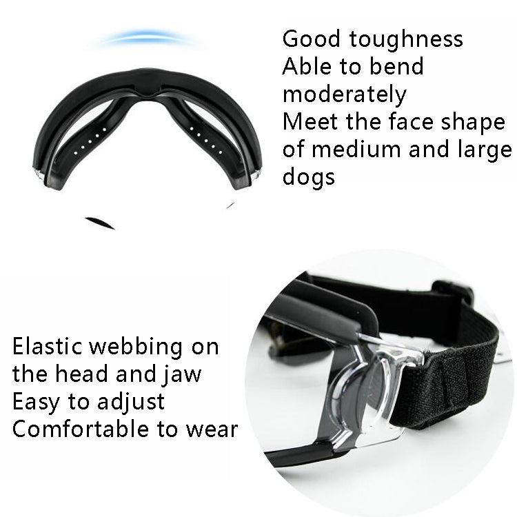 Pet Goggles Dog Transparent Glasses Waterproof Windproof Snowproof Dog Glasses - Trustpick