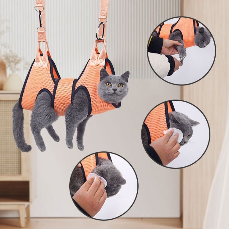 Pet Grooming Hammock Cats Dog Clipping Nail Holder Hanger Type Feeding Anti - Scratch Artifacts - Trustpick