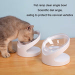 Pet Inclined Bowl Cervical Vertebra Protection Cat Food Bowl - Trustpick