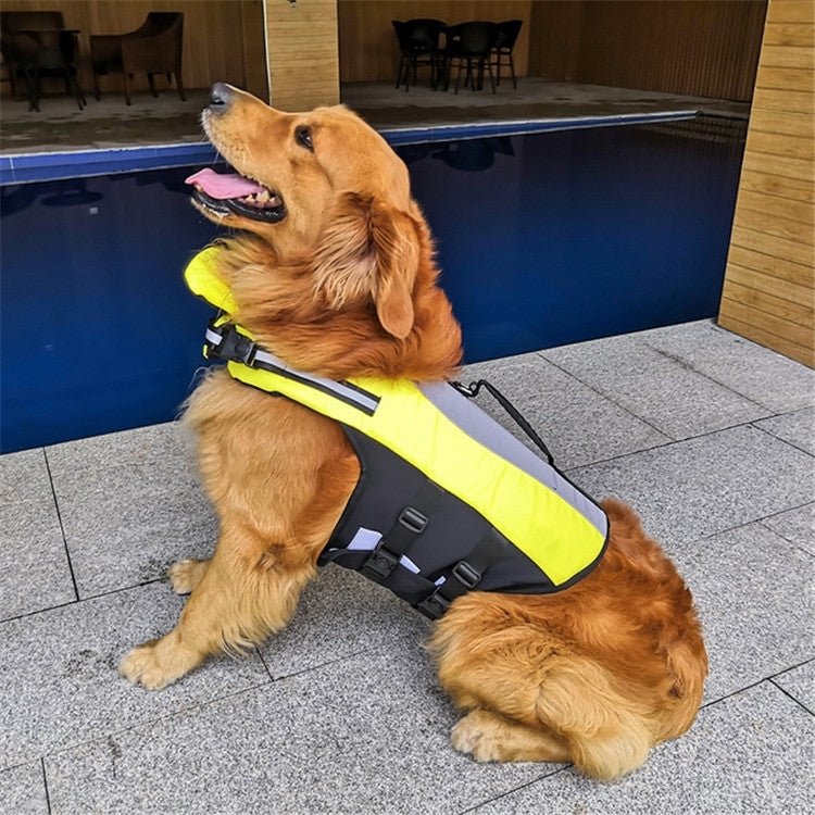 Pet Life Jacket Airbag Inflatable Dog Folding Safety Swimsuit - Trustpick