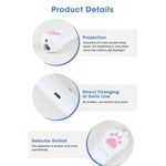 Pet Projection Toy USB Rechargeable LED Pattern Projector Cat Teaser Interactive Toys - Trustpick