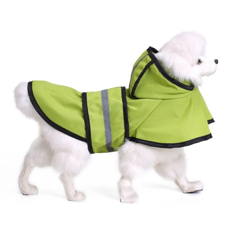 Pet Reflective Raincoat Large Dog Poncho - Trustpick