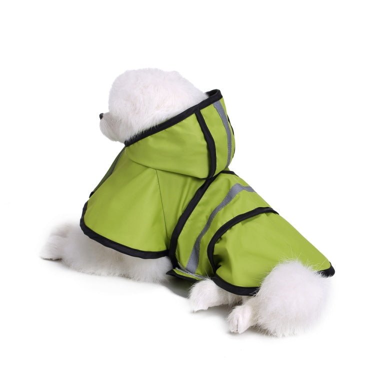 Pet Reflective Raincoat Large Dog Poncho - Trustpick