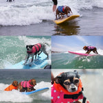 Pet Saver Dog Reflective Stripes Life Vest Jacket for Swimming Boating Surfing, Size: S - Trustpick