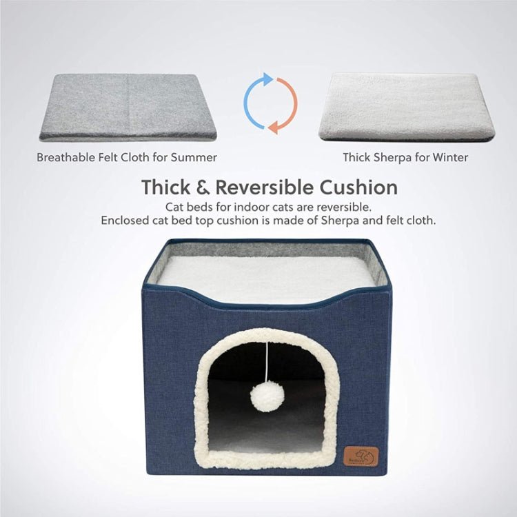 Pet Stool Pet Kennel Indoor Foldable Storage Stool Cat Dog Kennel - Trustpick